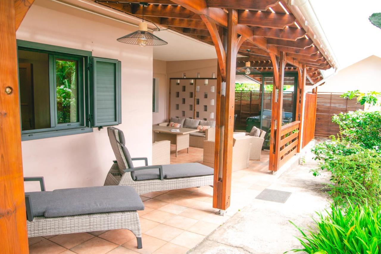 Villa Le Colonial Zen - T4 A 5 Mn Aeroport Sainte-Marie Exterior photo